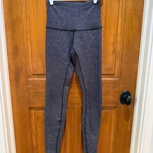 Lululemon Athletica Herringbone Gray Leggings